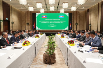  Foreign Minister Attends 8th Lao-Cambodian Joint Border Committee Meeting in Phnom Penh